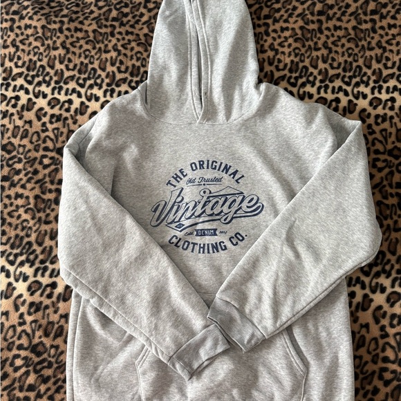Source Unknown Tops - Source Unknown Gray Vintage Hoodie
